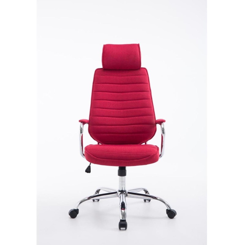 Sillón Ejecutivo RENO TELA, estructura metal, en tela color Negro