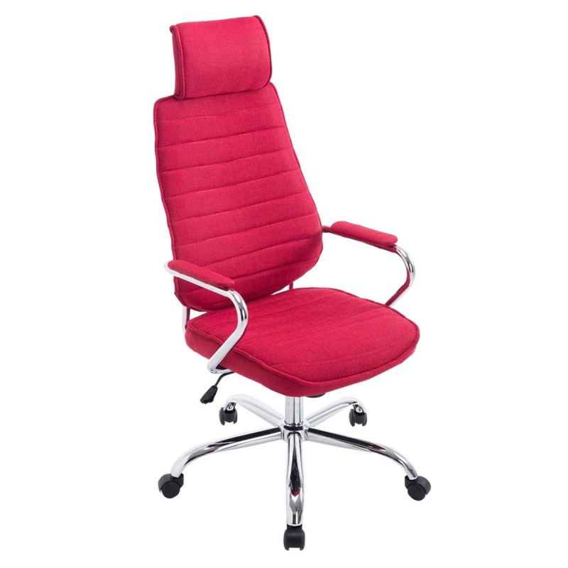 Sillón Ejecutivo RENO TELA, estructura metal, en tela color Negro