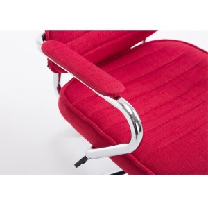 Sillón Ejecutivo RENO TELA, estructura metal, en tela color Negro