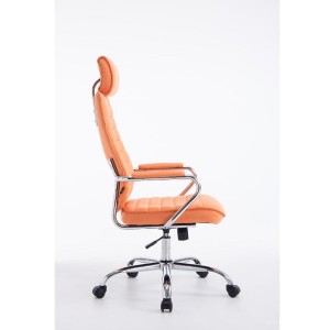 Sillón Ejecutivo RENO TELA, estructura metal, en tela color Negro