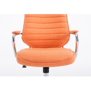 Sillón Ejecutivo RENO TELA, estructura metal, en tela color Negro