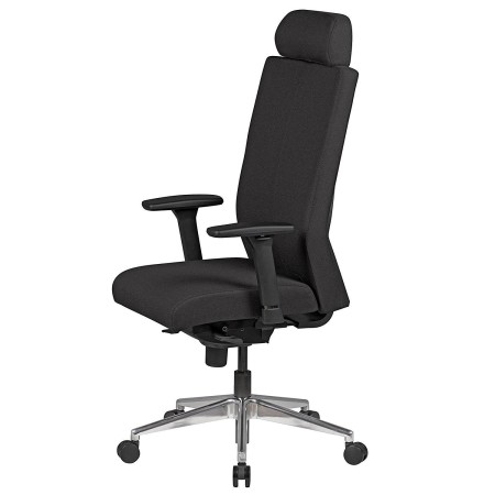 Silla ergonómica CUTY PRO, uso profesional 8h, tela negra 2