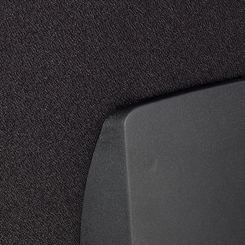 Silla de oficina ergonómica DIKA, tela negra