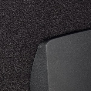 Silla de oficina ergonómica DIKA, tela negra