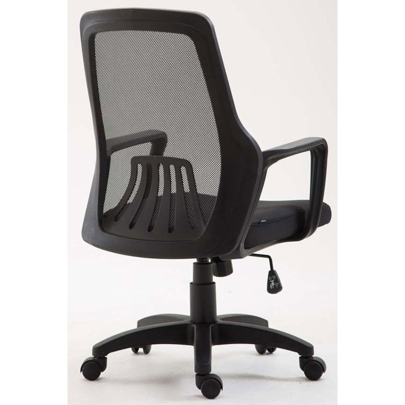 Silla de Oficina CLIVEN, soporte lumbar, en negro