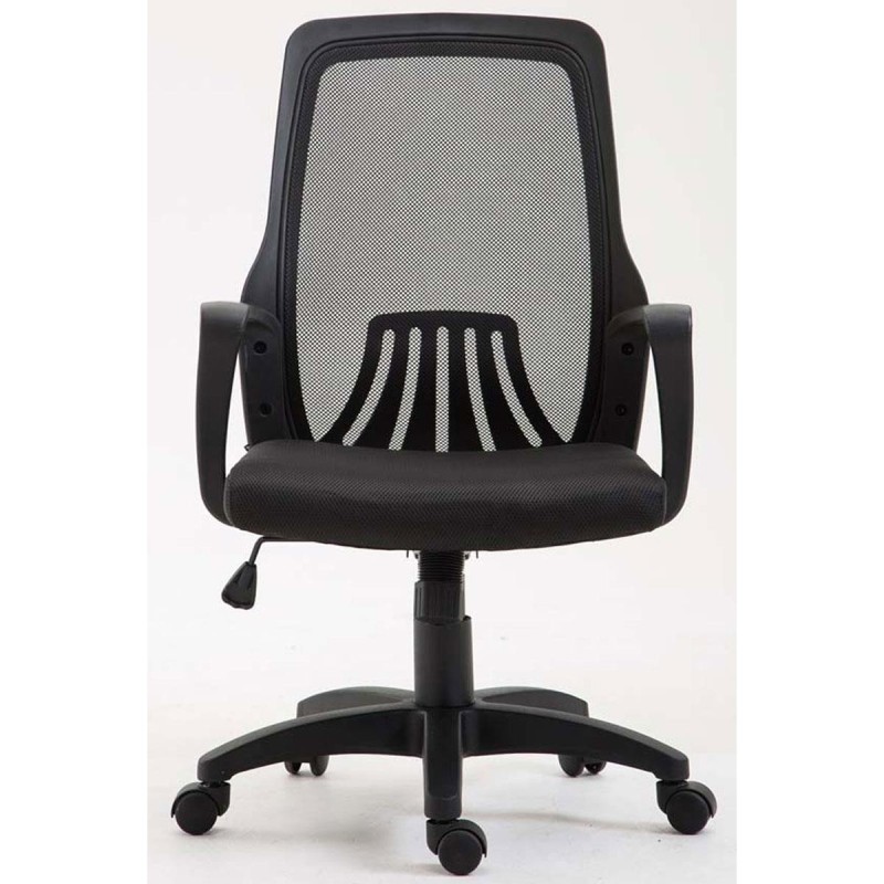 Silla de Oficina CLIVEN, soporte lumbar, en negro