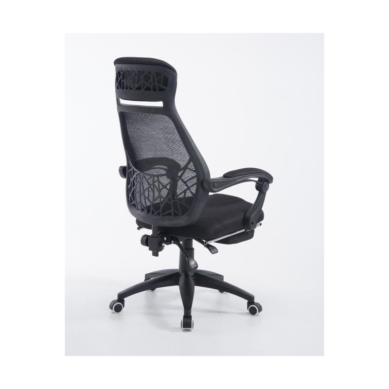 Silla de Oficina MARTXEL, reposapiés extensible, en negro