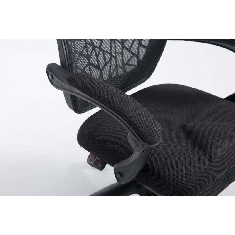 Silla de Oficina MARTXEL, reposapiés extensible, en negro