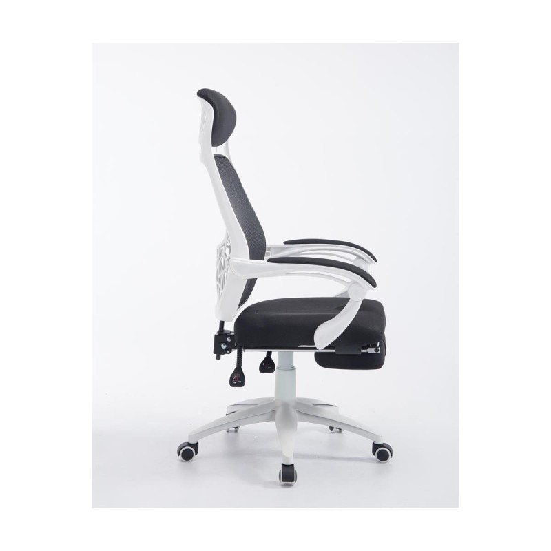 Silla de Oficina MARTXEL, reposapiés extensible, en negro