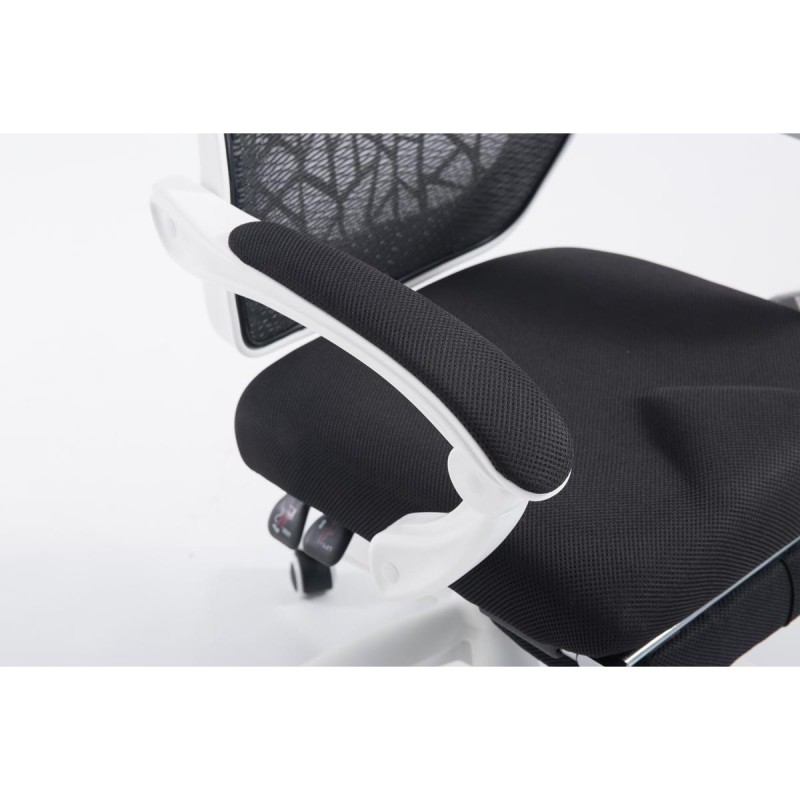 Silla de Oficina MARTXEL, reposapiés extensible, en negro