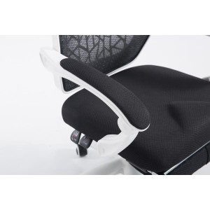 Silla de Oficina MARTXEL, reposapiés extensible, en negro