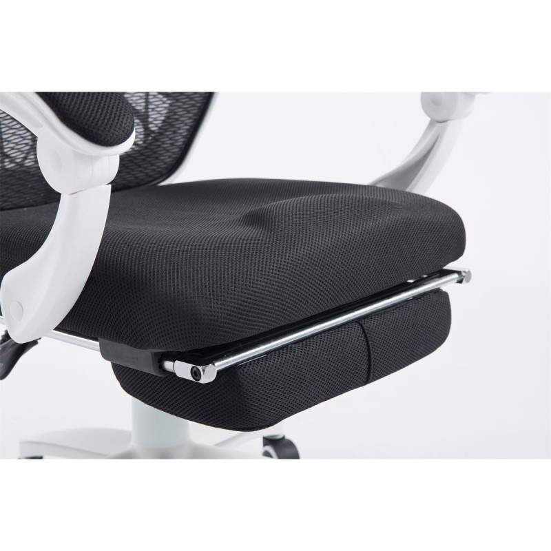 Silla de Oficina MARTXEL, reposapiés extensible, en negro