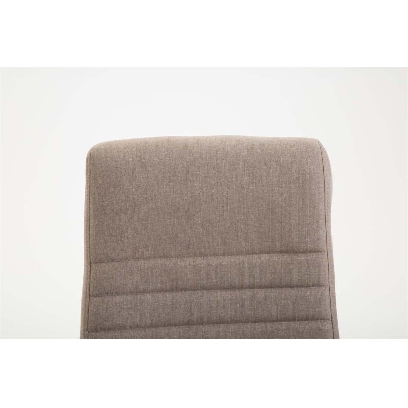 Silla de oficina VALANTY TELA, grueso acolchado, en color negro