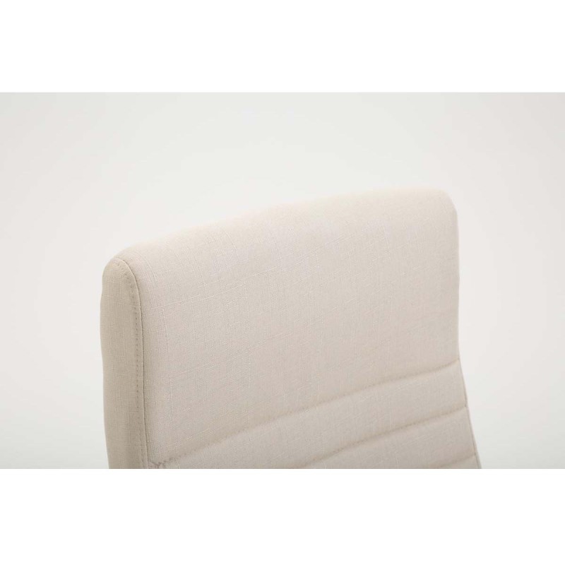 Silla de oficina VALANTY TELA, grueso acolchado, en color negro