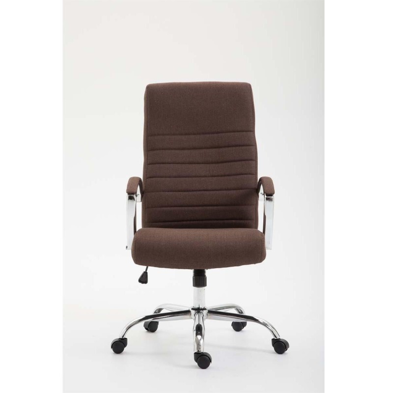 Silla de oficina VALANTY TELA, grueso acolchado, en color negro