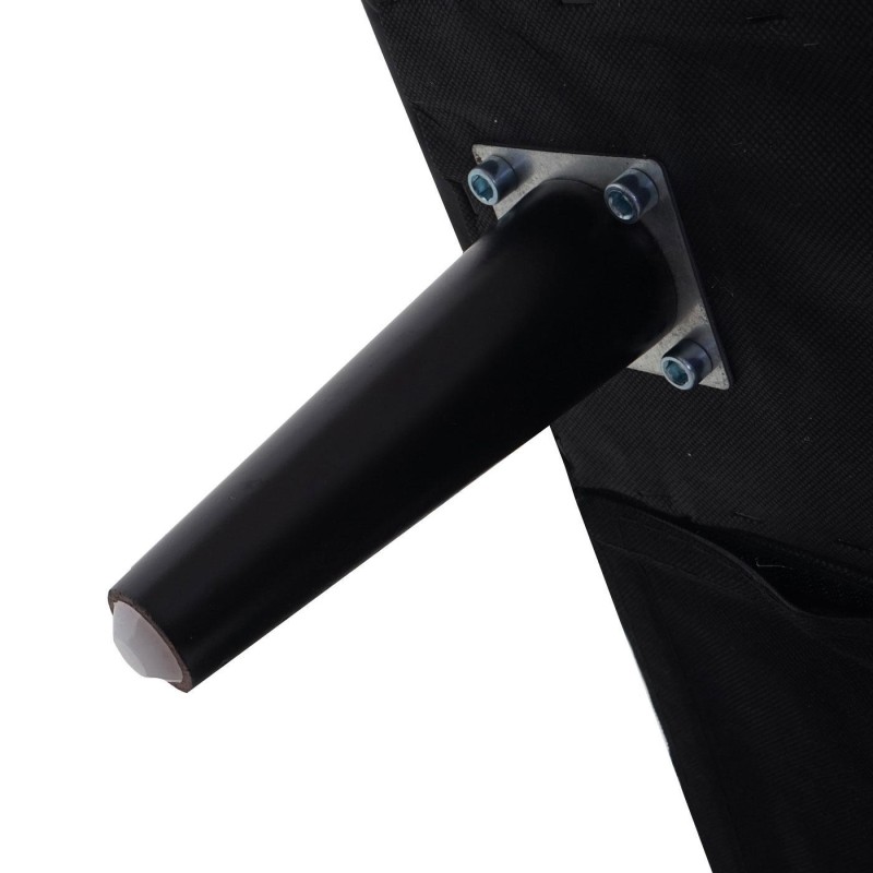 Sofá de 2 plazas NATY, en Piel Negra