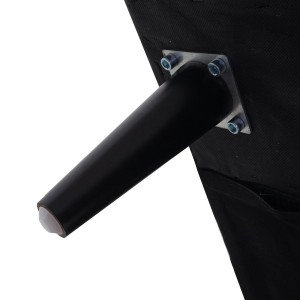 Sofá de 2 plazas NATY, en Piel Negra