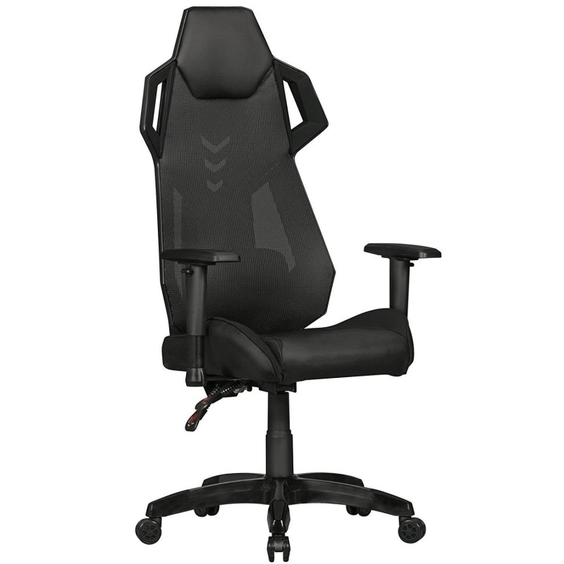Silla Gaming GAMEPAK en Piel y Malla color Negro