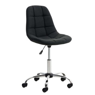 Silla de oficina EMILY en tela negra