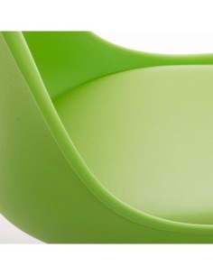 Silla de confidente CARINA, apilable, blanco y patas cromadas