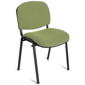 Silla de Confidente MOBY BASE, Cómoda y Práctica, Precio Increible, Color Negro y Patas Negras