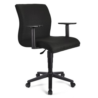 Silla de Oficina ANIBAL BASE en tela negra