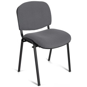 Silla de Confidente MOBY BASE, Cómoda y Práctica, Precio Increible, Color Negro y Patas Negras