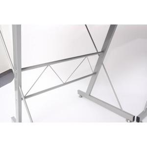 Mesa de ordenador EASY LINE en madera, negra, 140x115x72cm