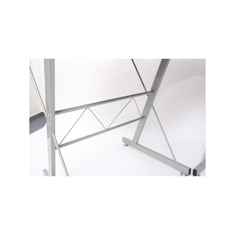 Mesa de ordenador EASY LINE en madera, negra, 140x115x72cm