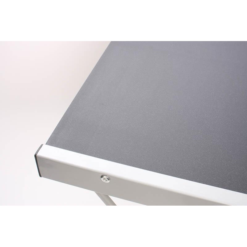 Mesa de ordenador EASY LINE en madera, negra, 140x115x72cm