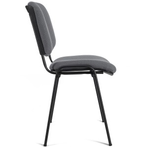 Lote 5 Sillas de confidente MOBY BASE en bonito color negro