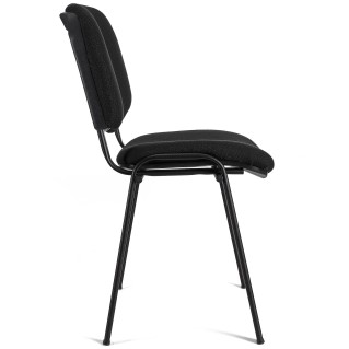 Lote 5 Sillas de confidente MOBY BASE en bonito color negro 2