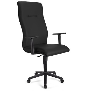 Sillón de Oficina ANIBAL PIEL en negro