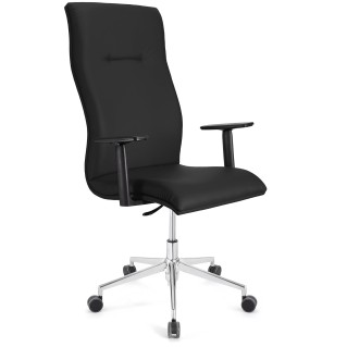 Sillón de Oficina ANIBAL PRO PIEL en negro