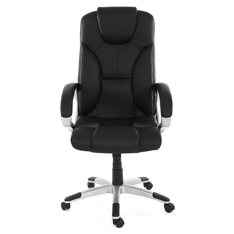 Sillón de oficina ARONA, Precio insuperable, Gran Comodidad, acolchado, En Negro