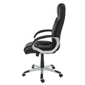 Sillón de oficina ARONA, Precio insuperable, Gran Comodidad, acolchado, En Negro