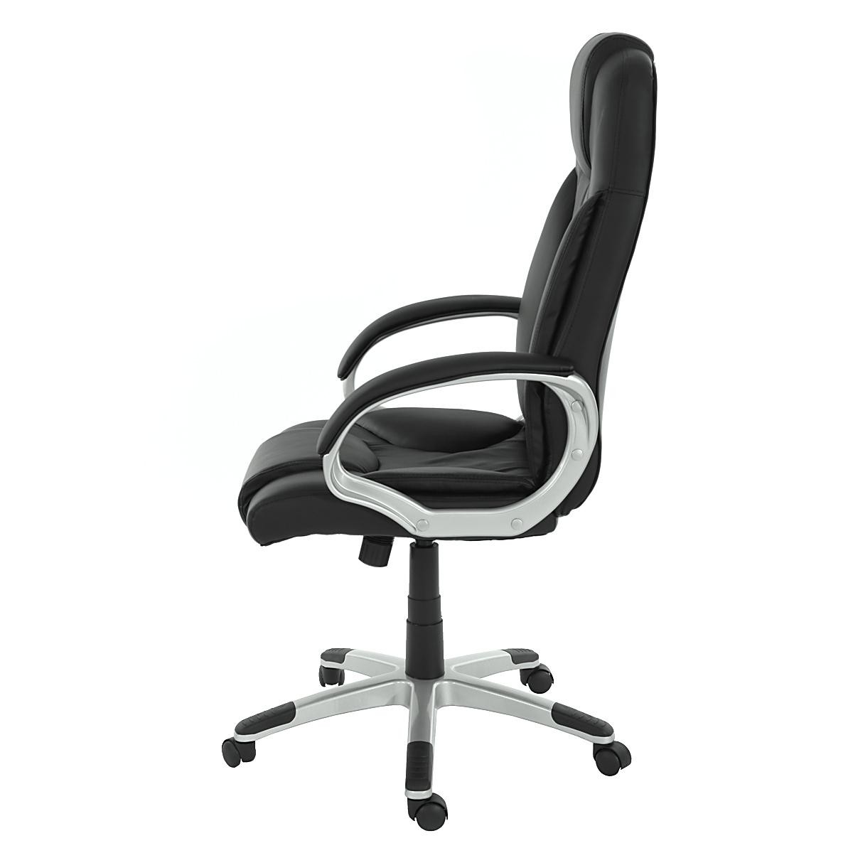 Sillón de oficina ARONA, Precio insuperable, Gran Comodidad, acolchado, En Negro