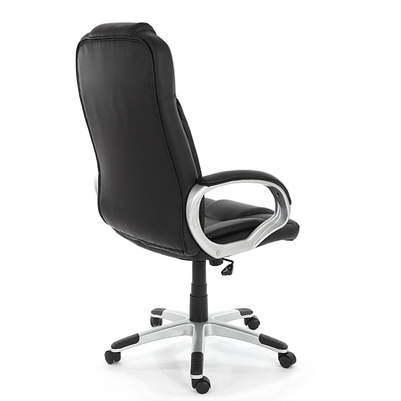 Sillón de oficina ARONA, Precio insuperable, Gran Comodidad, acolchado, En Negro