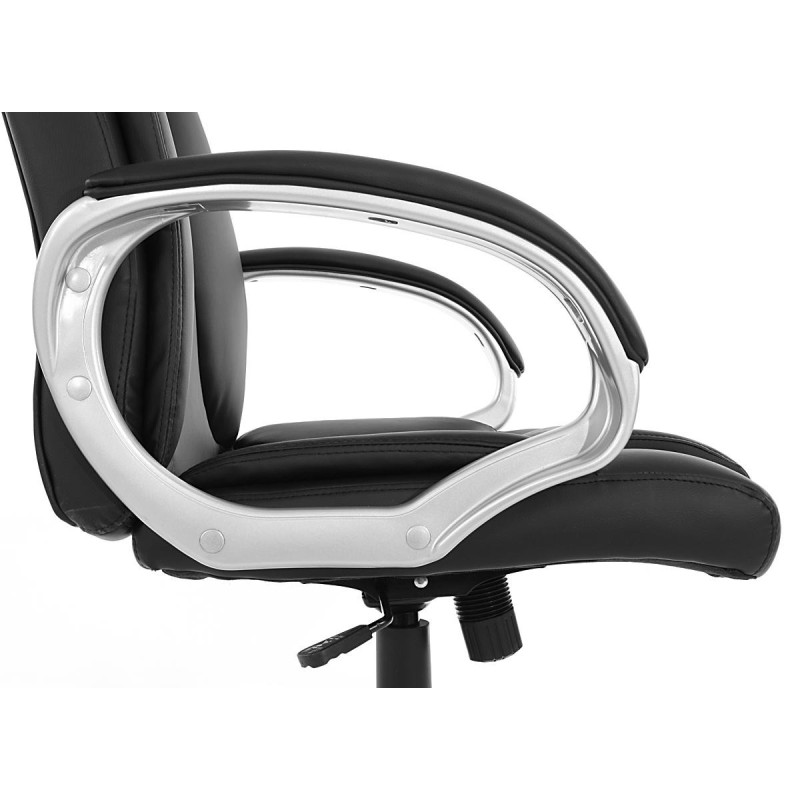 Sillón de oficina ARONA, Precio insuperable, Gran Comodidad, acolchado, En Negro