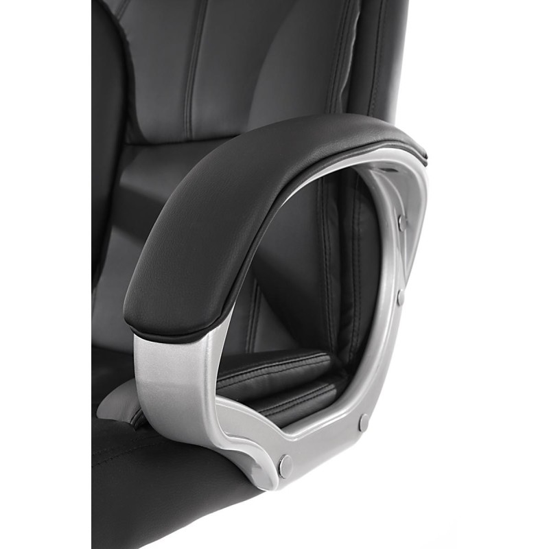 Sillón de oficina ARONA, Precio insuperable, Gran Comodidad, acolchado, En Negro
