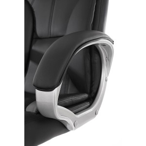 Sillón de oficina ARONA, Precio insuperable, Gran Comodidad, acolchado, En Negro