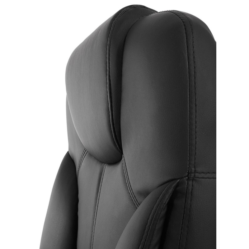Sillón de oficina ARONA, Precio insuperable, Gran Comodidad, acolchado, En Negro
