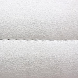 Sillón ARUCAS acolchado en piel, negro, estructura metálica