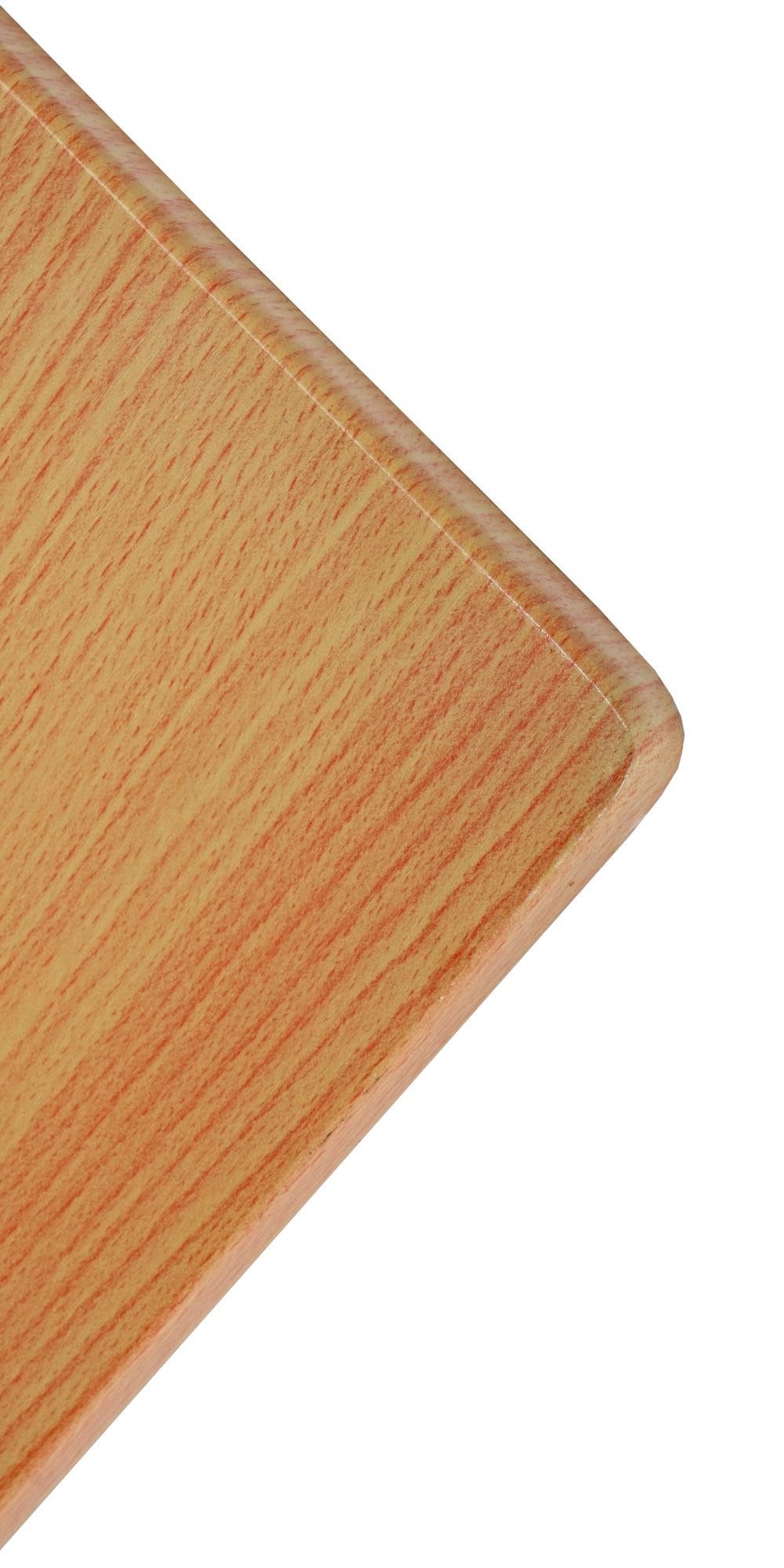 Mesa de Reuniones ALBURI, estructura en acero, altura ajustable, tamaño 240cm x 160cm, en verde