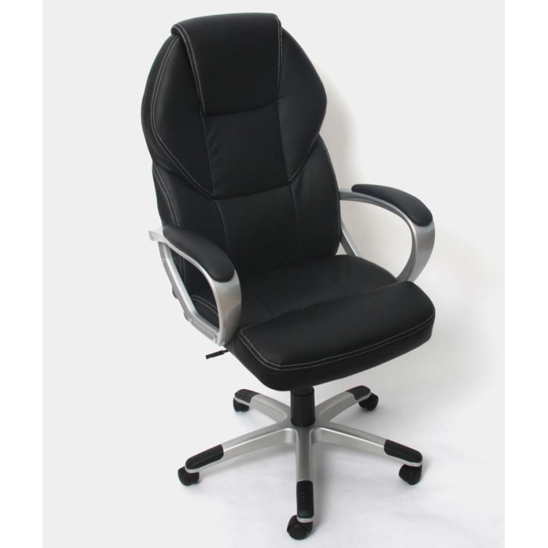Sillón de oficina TEJADA diseño único, en negro