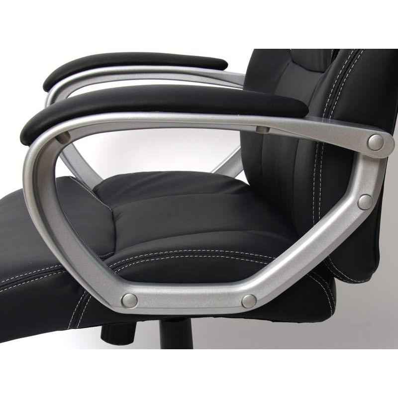 Sillón de oficina TEJADA diseño único, en negro