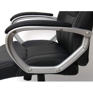 Sillón de oficina TEJADA diseño único, en negro