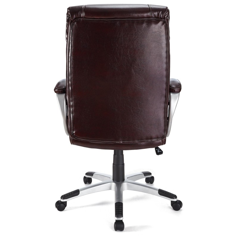 Sillón de oficina SANTIAGO acolchada, uso 8h, negro
