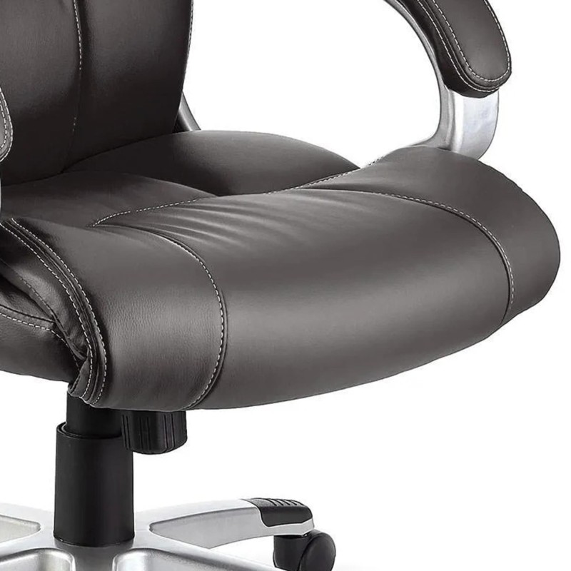 Sillón de oficina SANTIAGO acolchada, uso 8h, negro