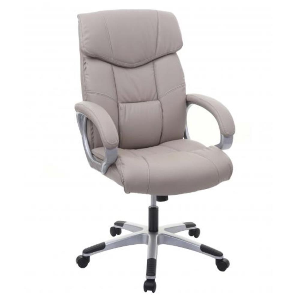 Sillón de oficina SANTIAGO, Gran Acolchado, Mecanismo Basculante, Uso diario 8h, En Negro